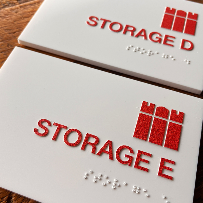 Wayfinding Sign Storage